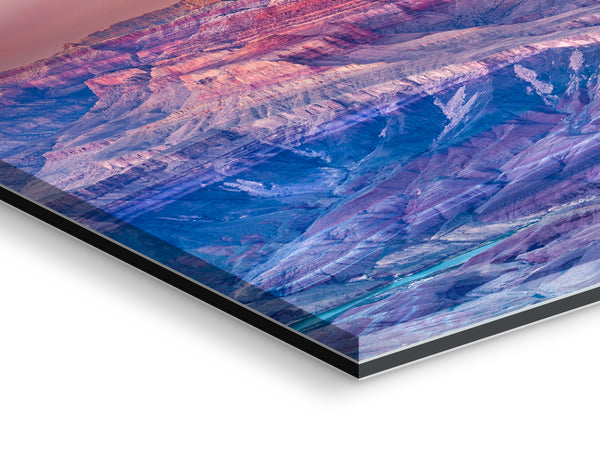 Metallic Print Under Acrylic Glass