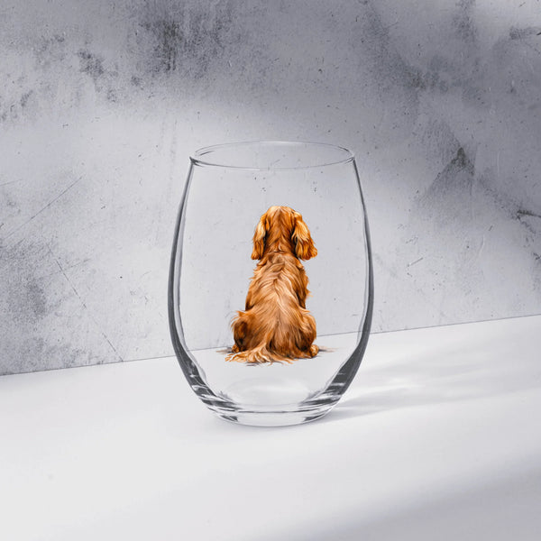 DOG ON GLASS